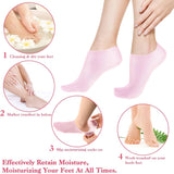 ✨🧦 Silicone Heel Moisturizing Socks – Cracked Heel Repair (Imported)