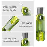 🧼✨ 3-in-1 Multi-Purpose Lid Cleaning Brush – Deep Clean for Bottles, Caps & Kitchenware