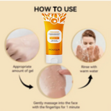 Natural Orange Extract Exfoliating Gel for Smooth, Clear Skin