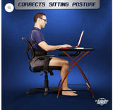 💼💪 Back Support & Posture Belt with Fiber Rods – Adjustable & Imported