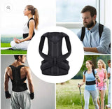 💼💪 Back Support & Posture Belt with Fiber Rods – Adjustable & Imported
