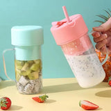 Rechargeable Fast Glass Juicer + Free Silicon Straw